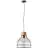 Brilliant Avia Hanglamp Metaal Hout Zwart | 350mm - Geschikt voor 1x E27