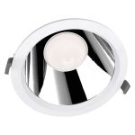 Ledvance Downlight LED Comfort UGR19 Aluminium 30W/25W/20W 3600lm/3000lm/2400lm 100D - 930-940 CCT | Diamètre 200mm- IP44 - Meilleur Rendu Des Couleurs
