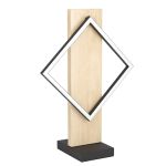 Eglo Lampe De Chevet Boyal Bois Noir, Brun 13W 1750lm - 830 Blanc Chaud