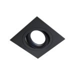 Noxion Encastré Spot Boxi MR16 inclinable Noir | Diamètre 80mm - GU10 Culot