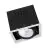 Ledvance LED Spot Vierkant Kantelbaar Zwart-Wit 30W 2700lm 36D - 830 Warm Wit | Zaagmaat 164mm