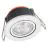 Ledvance LED Spot Combo Adjust Aluminium Wit 6W 540lm 60D - 940 Koel Wit | 82mm - Zaagmaat 68mm - IP65 - Beste Kleurweergave - Dali Dimbaar