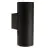 Nordlux Tin Wandlamp Metaal Zwart Up & Down | Geschikt voor 2x GU10