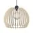 Nordlux Pendelarmatuur Chino 40 Bruin - Hout | E27 Max 60W
