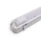 Noxion LED Waterdichte Montagebalk Behuizing Poseidon V2.0 incl. 1x Noxion LED Buis T8 Standard Output 22W 2300lm - 830 Warm Wit | 150cm